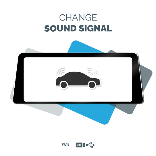 CHANGE BMW SOUND SIGNALS TO BMW i - USB CODING EVO UNITS - OEMNAVIGATIONS