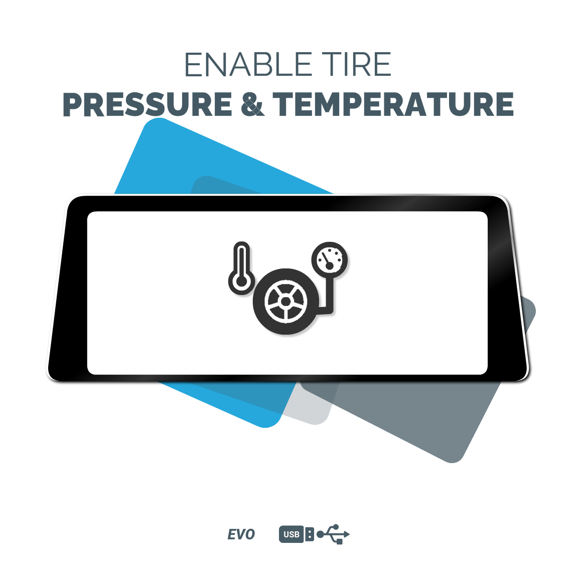 ENABLE TYRE PRESSURE AND TEMPERATURE - EVO UNITS - OEMNAVIGATIONS
