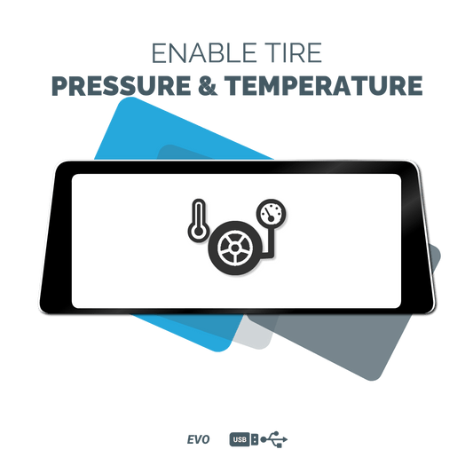 ENABLE TYRE PRESSURE AND TEMPERATURE - EVO UNITS - OEMNAVIGATIONS