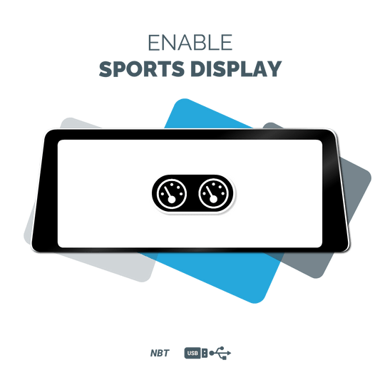 SPORT DISPLAY ACTIVATION - NBT UNITS - USB CODING - OEMNAVIGATIONS