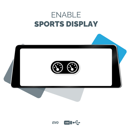 SPORT DISPLAY ACTIVATION - USB CODING EVO UNITS - OEMNAVIGATIONS