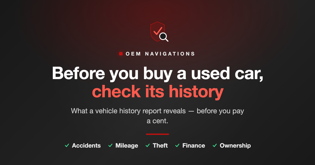 Before You Buy a Used Car: What a Vehicle History Check Reveals