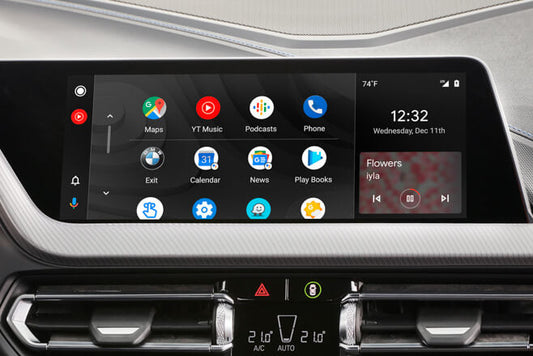 Native wireless Android Auto on a BMW NBT EVO iDrive 6 screen