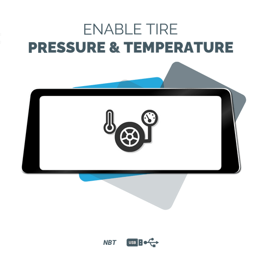 ENABLE TIRE PRESSURE AND TEMPERATURE IN IDRIVE - NBT UNITS - USB CODING - OEMNAVIGATIONS