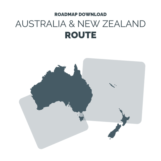 Road Map Australia-New Zealand Route 2024 - OEMNAVIGATIONS