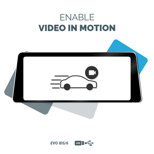 VIDEO IN MOTION ACTIVATION - USB CODING EVO 5/6 UNITS - OEMNAVIGATIONS